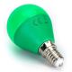 Светодиодная лампочка G45 E14/4W/230V зеленая - Aigostar