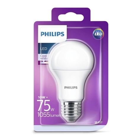Светодиодная лампочка Philips E27/10W/230V