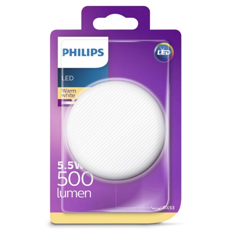 Светодиодная лампочка Philips GX53/5,5W/230V 2700K