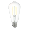 Светодиодная лампочка с регулированием яркости E27/6W/230V 2700K - Eglo