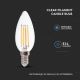 Светодиодная лампочка с регулированием яркости FILAMENT E14/4W/230V 3000K