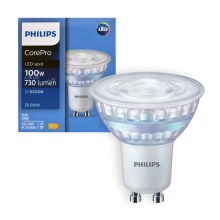 Светодиодная лампочка с регулированием яркости Philips GU10/6,7W/230V  6500K