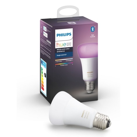 Светодиодная лампочка с регулированием яркости Philips Hue White And Color Ambiance E27/9W/230V 2000-6500K