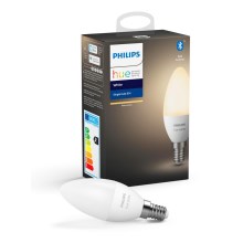 Светодиодная лампочка с регулированием яркости Philips Hue WHITE E14/5,5W/230V 2700K