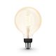 Светодиодная лампочка с регулированием яркости Philips Hue WHITE FILAMENT G125 E27/7W/230V 2100K
