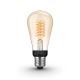Светодиодная лампочка с регулированием яркости Philips Hue WHITE FILAMENT ST64 E27/7W/230V 2100K