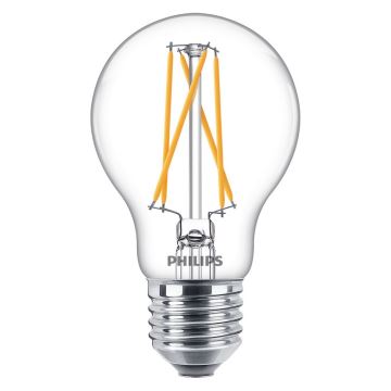 Светодиодная лампочка с регулированием яркости Philips Warm Glow E27/9W/230V 2200-2700K CRI 90
