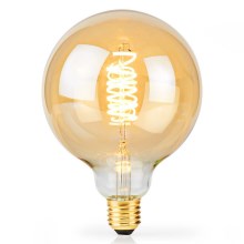 Светодиодная лампочка с регулированием яркости VINTAGE G95 E27/3,8W/230V 2100K