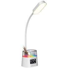 Светодиодная настольная RGBW-лампа с регулированием яркости и держателем для карандаша FALCON LED/10W/5V