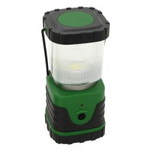 Светодиодная переносная лампа LED/3xLR20 IP44 черный/зеленый