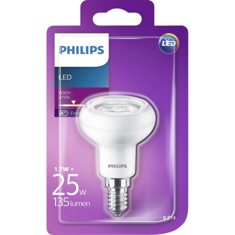 Светодиодная прожекторная лампочка Philips R50 E14/1,7W/230V