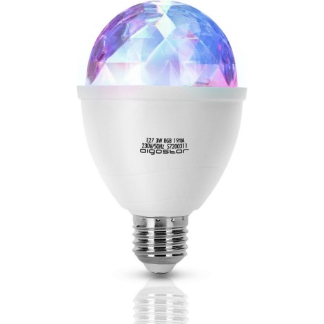 Светодиодная RGB-лампочка E27/3W/230V - Aigostar