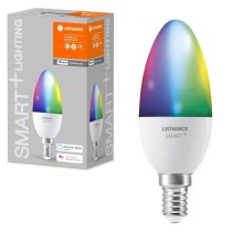 Светодиодная RGB-лампочка с регулированием яркости SMART+ E14/5W/230V 2700K-6500K Wi-Fi - Ledvance