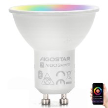 Светодиодная RGBW-лампочка GU10/6,5W/230V 2700-6500K - Aigostar