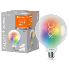 Светодиодная RGBW-лампочка с регулированием яркости SMART+ FILAMENT E27/4,8W/230V 2700-6500K Wi-Fi - Ledvance