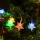 Светодиодная рождественская гирлянда 20xLED 2,25 м разноцветные звезды