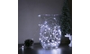 Светодиодная рождественская гирлянда 50xLED/3xAA 5,25м теплый белый