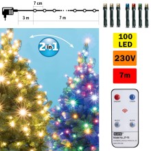 Светодиодная рождественская гирлянда с пультом управления LED/230V IP44