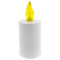 Светодиодная свеча LED/2xAA теплый белый 10,8 см белый
