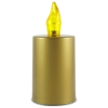 Светодиодная свеча LED/2xAA теплый белый 10,8 см золотистый