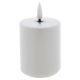 Светодиодная свеча LED/2xAA теплый белый 9 см белый