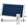 Светодиодная уличная лампа с регулированием яркости, датчиком и солнечной панелью JIMMY 40W/5000 mAh 3,7V 6000K IP65 + дистанционное управление