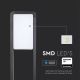 Светодиодная уличная лампа SAMSUNG CHIP LED/10W/230V 3000K IP65 черная