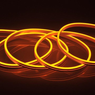 Светодиодная уличная лента NEON 5m LED/40W/24V оранжевая IP65