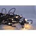 Светодиодная уличная рождественская гирлянда 50xLED/8 функций/3xAA 8 м IP44 теплый белый