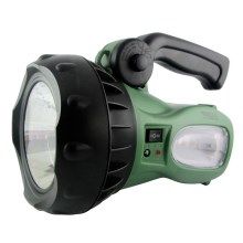 Светодиодный аккумуляторный фонарь LED/1W зеленый