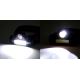 Светодиодный аккумуляторный налобный фонарик LED/1200mAh черный/красный