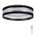 Светодиодный диммируемый потолочный светильник SMART CORAL LED/24W/230V черный/серебряный+ пульт ДУ