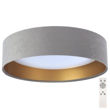 Светодиодный диммируемый потолочный светильник SMART GALAXY LED/24W/230V серый/золотой + пульт ДУ