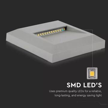 Светодиодный лестничный светильник 1xLED/2W/230V 3000K