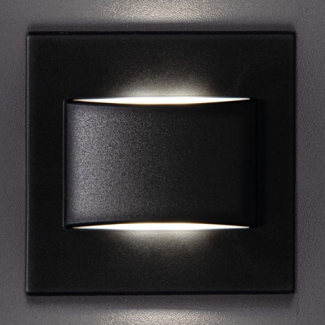 Светодиодный лестничный светильник ERINUS LED/1,5W/12V 3000K черный