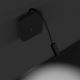 Светодиодный настенный светильник BASE 1xLED/8W+1xLED/2W/230V черный/серебристый