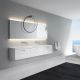 Светодиодный настенный светильник для ванной комнаты SATURNO LED/25W/230V диаметр 50 см IP44 антрацит