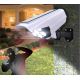 Светодиодный муляж камеры видеонаблюдения на солнечной батарее с датчиком KAMERA LED/1W/3,7V IP44 + дистанционное управление