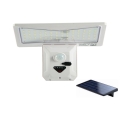 Светодиодный настенный светильник на солнечной батарее с датчиком LED/2,6W/5,5V IP65 белый