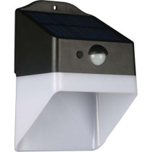 Светодиодный настенный светильник на солнечной батарее с датчиком LED/2W/3,7V 4000K IP65