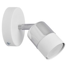 Светодиодный настенный точечный светильник TUBSSON 1xGU10/6,5W/230V белый/блестящий хром