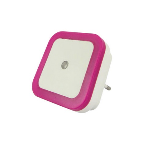 Светодиодный ночник с датчиком LED/0,5W/230V розовый