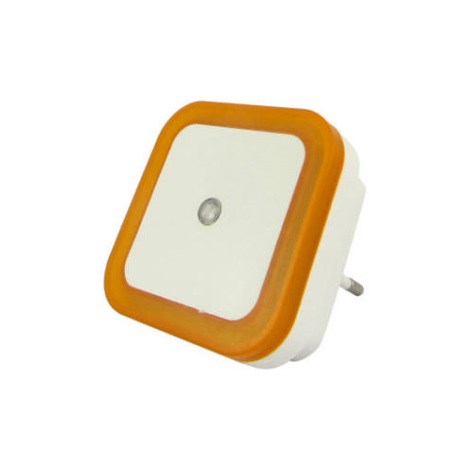 Светодиодный ночник с датчиком LED/0,5W/230V оранжевый