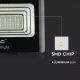 Светодиодный прожектор на солнечной батарее с регулированием яркости LED/20W/6V 6000K IP65 + дистанционное управление