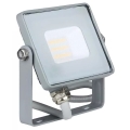 Светодиодный прожектор SAMSUNG CHIP LED/10W/230V IP65 3000K серый