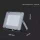 Светодиодный прожектор SAMSUNG CHIP LED/200W/230V 4000K IP65 серый