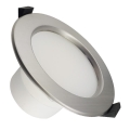 Светодиодный подвесной потолочный светильник для ванной комнаты LED/10W/230V 4000K серебристый IP44
