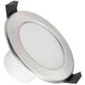 Светодиодный подвесной потолочный светильник для ванной комнаты LED/7W/230V 3000K серебряный IP44