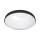 Светодиодный потолочный светильник для ванной комнаты CIRCLE LED/12W/230V 4000K диаметр 25 см IP44 черный