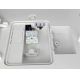 Светодиодный потолочный светильник для ванной комнаты LED/18W/230V 3000/4000/6000K 28x28 см IP44